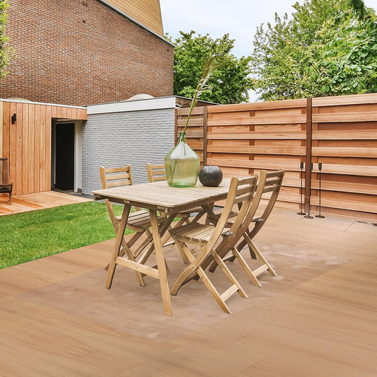 Clear Area Mat for Hard Floors, 3'X5' No Slip Vinyl Chair Rug for Under Dining Table, Pebble Patterned Waterproof Rug Protector Floor Mat for High Traffic Areas, Pet Litter Mat