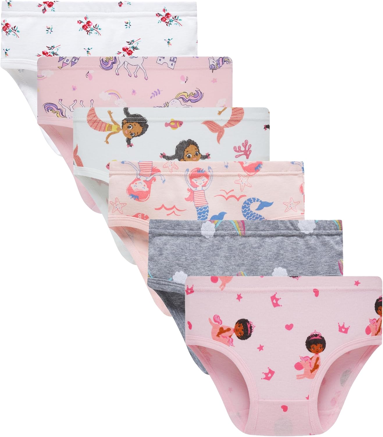 Boboking Soft Cotton Underwear Toddler Girls'Briefs Soft Undies