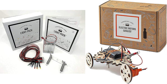 Light Blast Bundle | Electric Motors Catalyst STEM Kit & Light Pack | Learn Electronics, Science for Kids 8+
