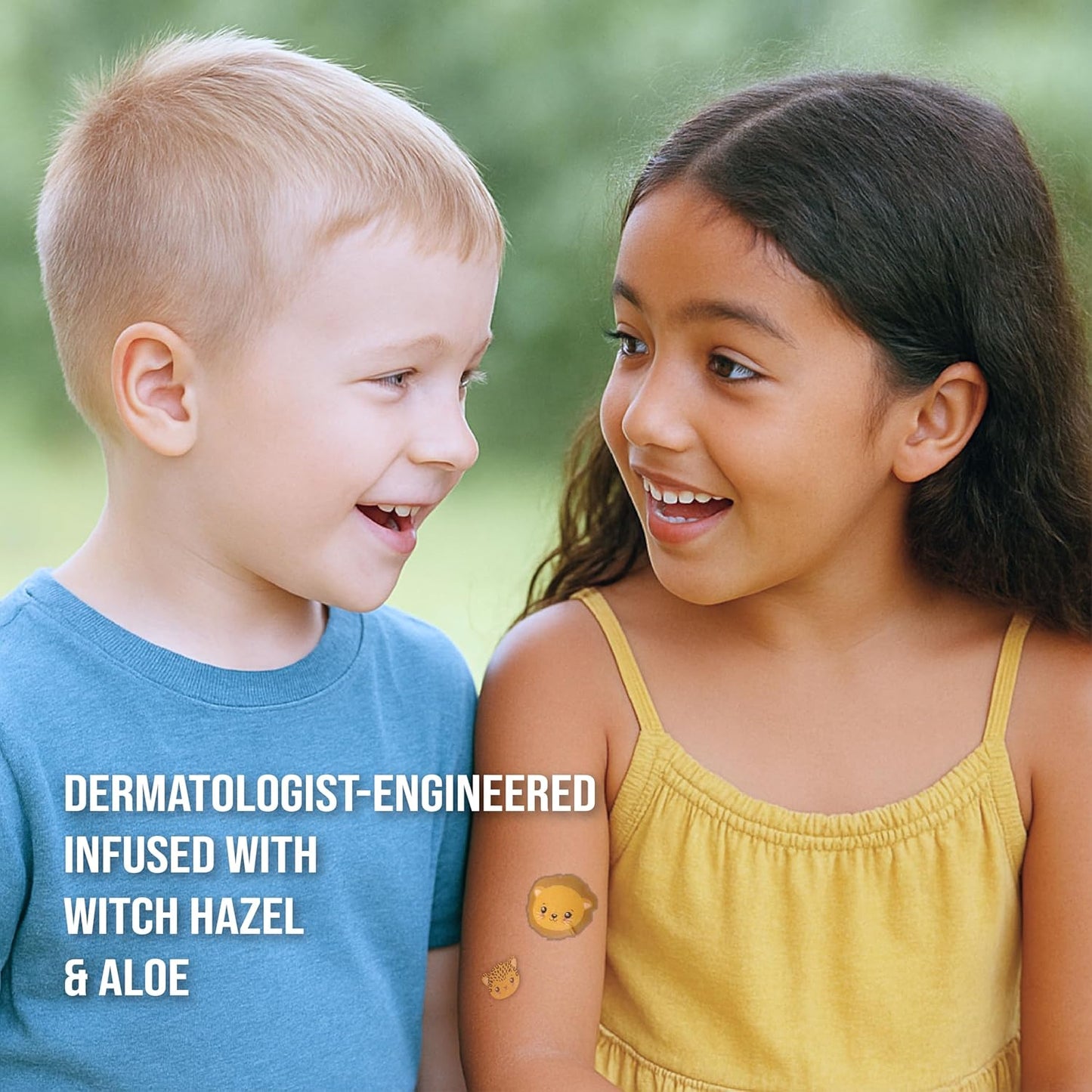 Quitch Mosquito Bite Relief Safari Animal Patches, Bug Bite Anti Itch Cream Alternative for Kids and Baby, Insect Bite Relief, After Bite Relief, Travel Essential for Summer Camp, Cruise and Outdoors