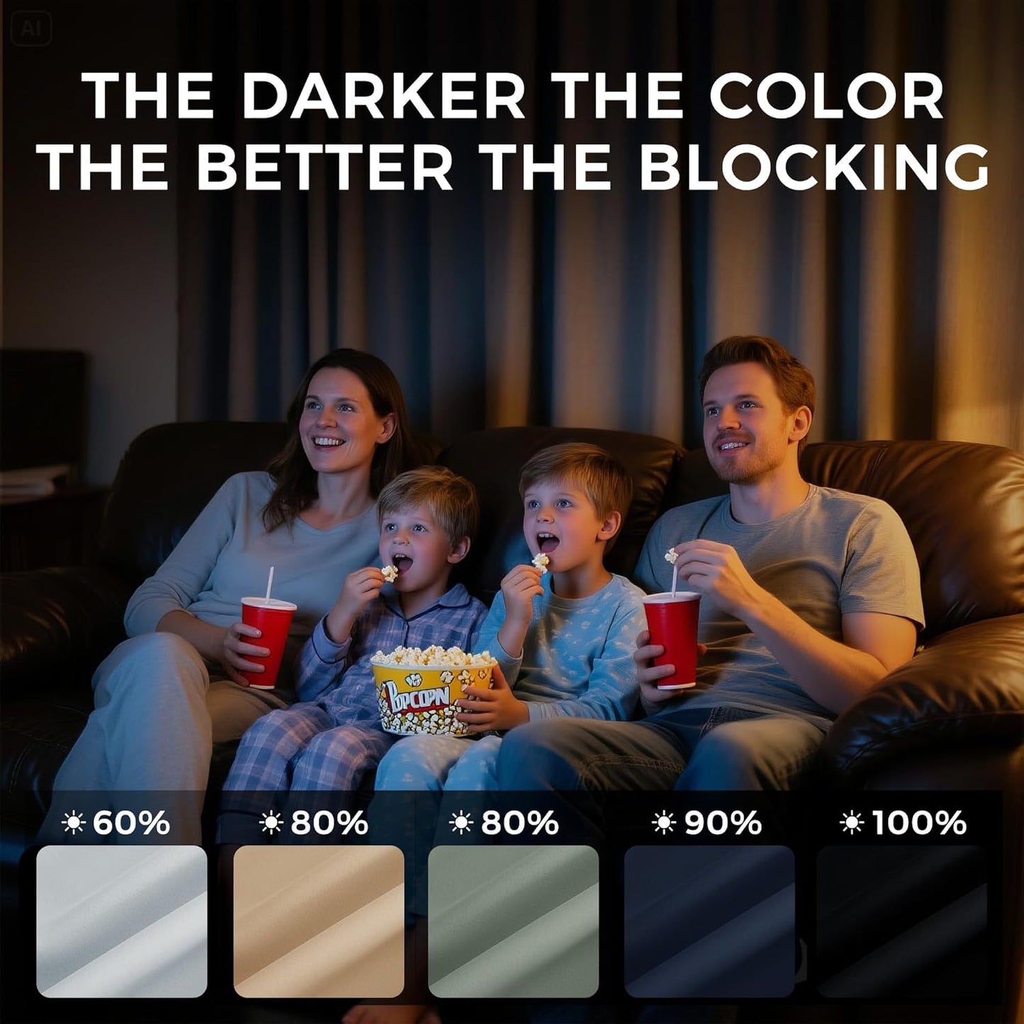 NICETOWN Gryeish White Curtains for Bedroom 72 inches Long, Roon Darkening Grommet Curtains for Living Room, Noise Reducing Privacy Window Treatment Drapes for Nursery, Laundry Patio, 2 Panels, W52