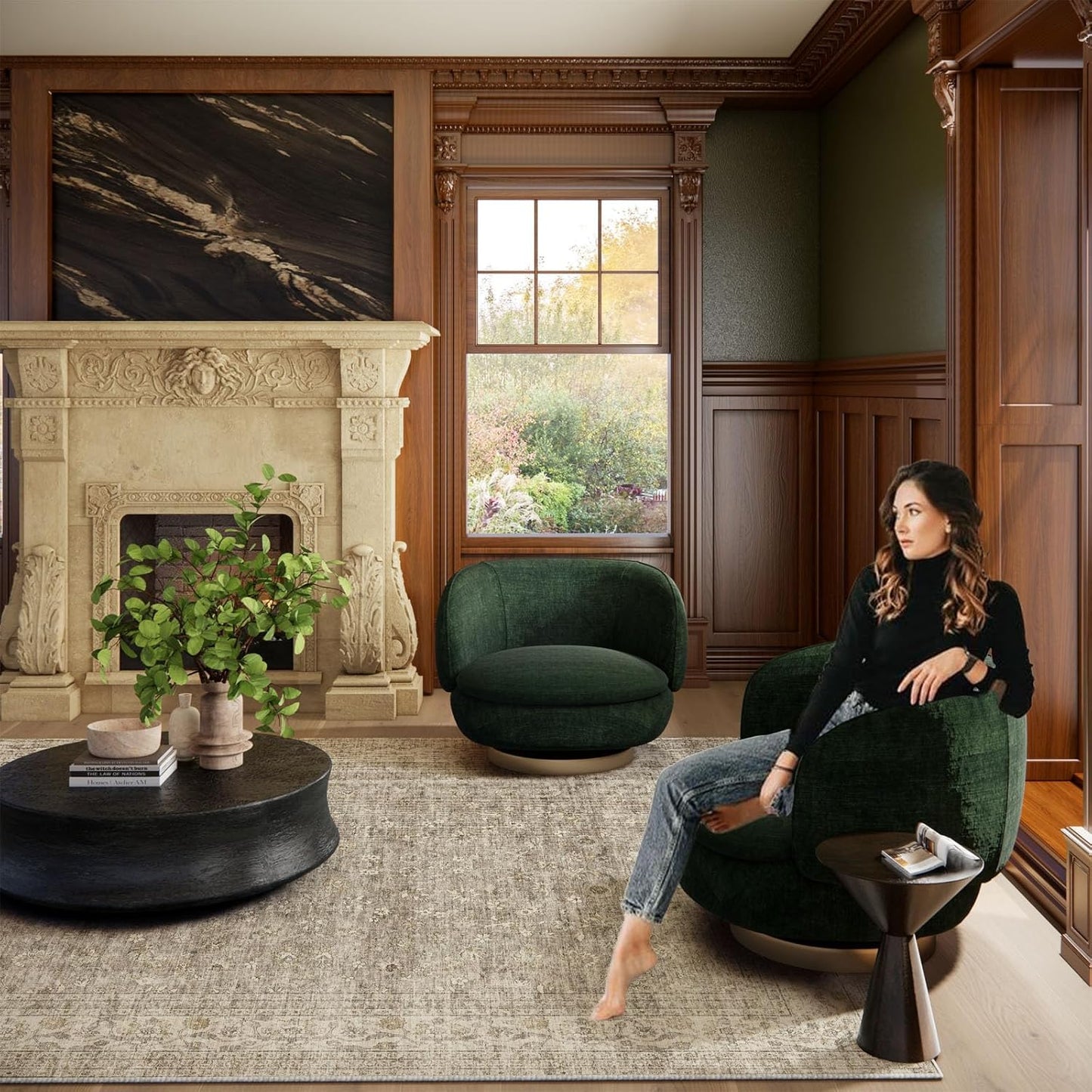 Washable Kitchen Rug Runners for Hallways: 2'x10' Bedroom Runner Rug Non Slip Low-Pile Stain Resistant Soft Indoor Floor Carpet Runner for Indoor Entryway Hallways Kitchen Laundry Room Farmhouse