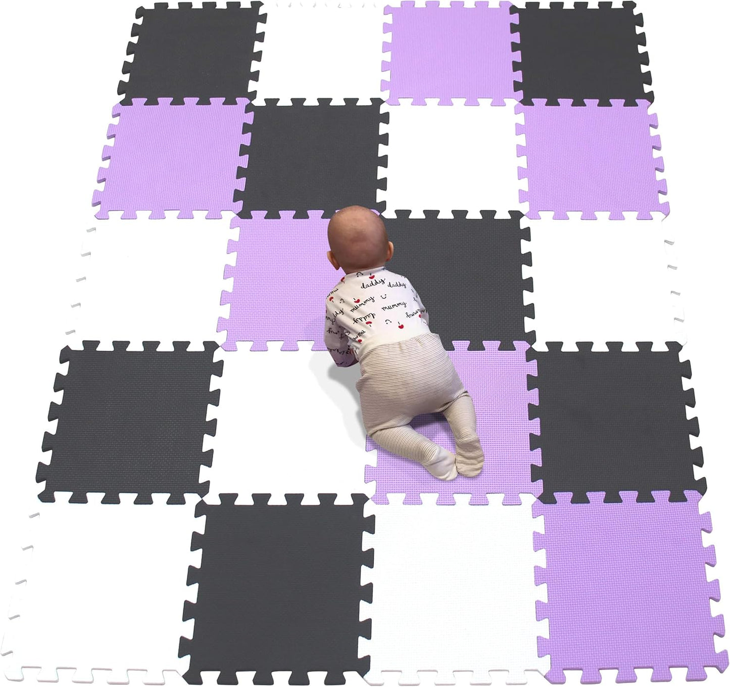 YIMINYUER® 20 Tiles (30cm×30cm×1cm Each Tile) Baby Soft Puzzle Play Mats, Kids Thick EVA Foam Floor, Toddlers & Children's Soft Interlocking Mat R01R04R11G301020