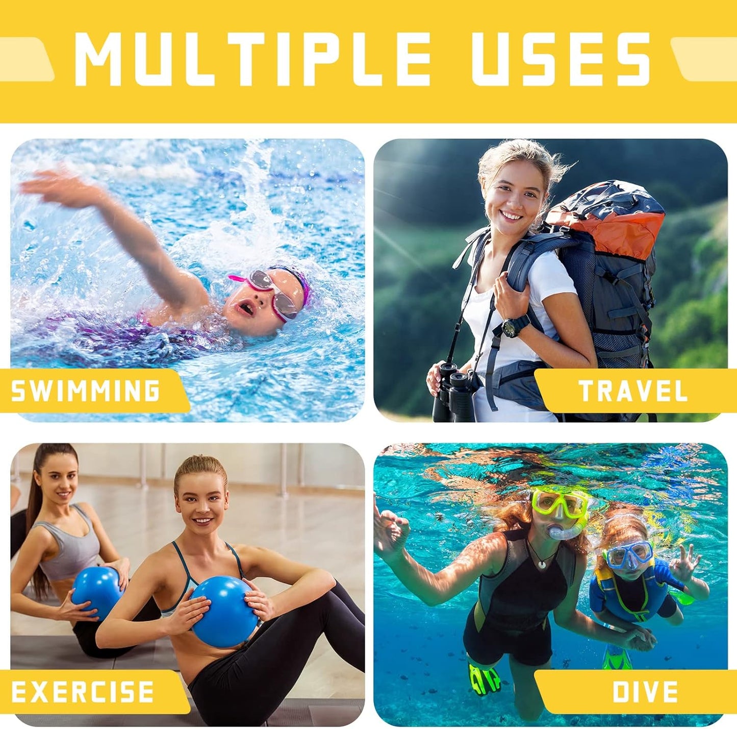 Shappy 2 Pcs Large Travel Laundry Bag Washable Waterproof Wet Dry Large Dirty Clothes Bag Bathing Workout(Bee Style)