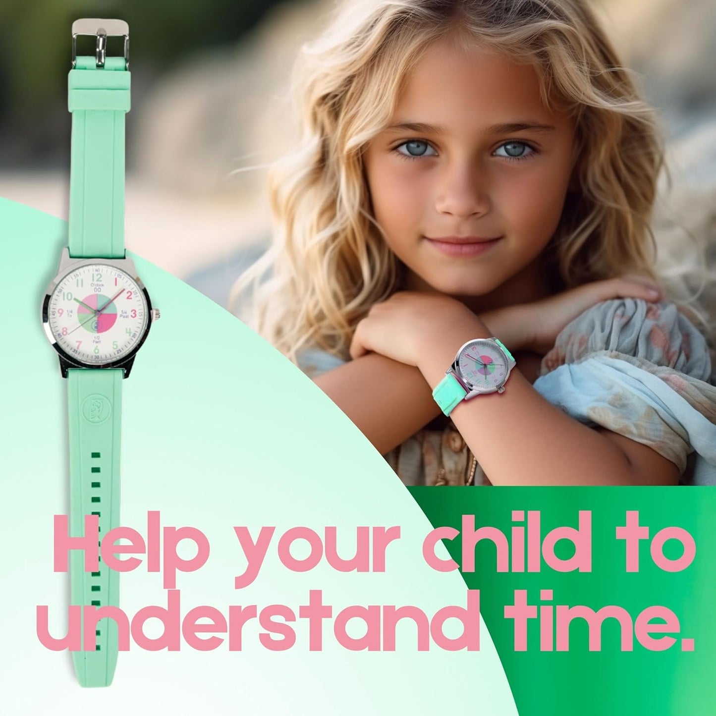 OWLCONIC Analog Kids Watch - Girls & Boys Watches Ages 7-12 - Kids Analog Watch - Telling Time Teaching Tool - Gift Watches for Girls and Boys