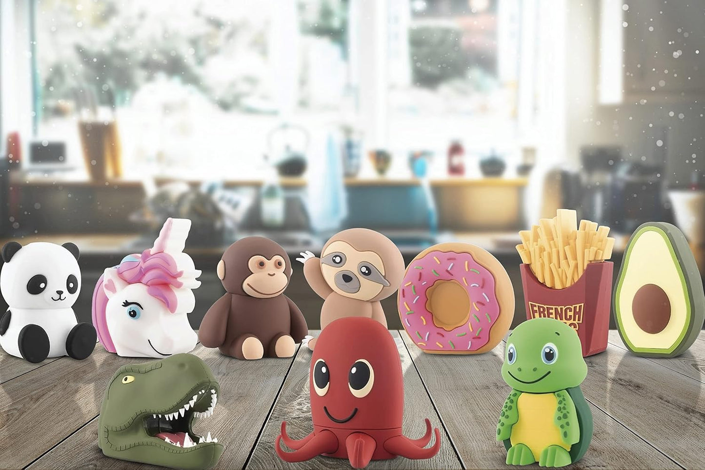 Avocado Bluetooth Wireless Speaker, Animal Design for Kids of All Ages, Average 3 Hours of Playtime, 3W Output, Compatible with iPhone and Android Devices