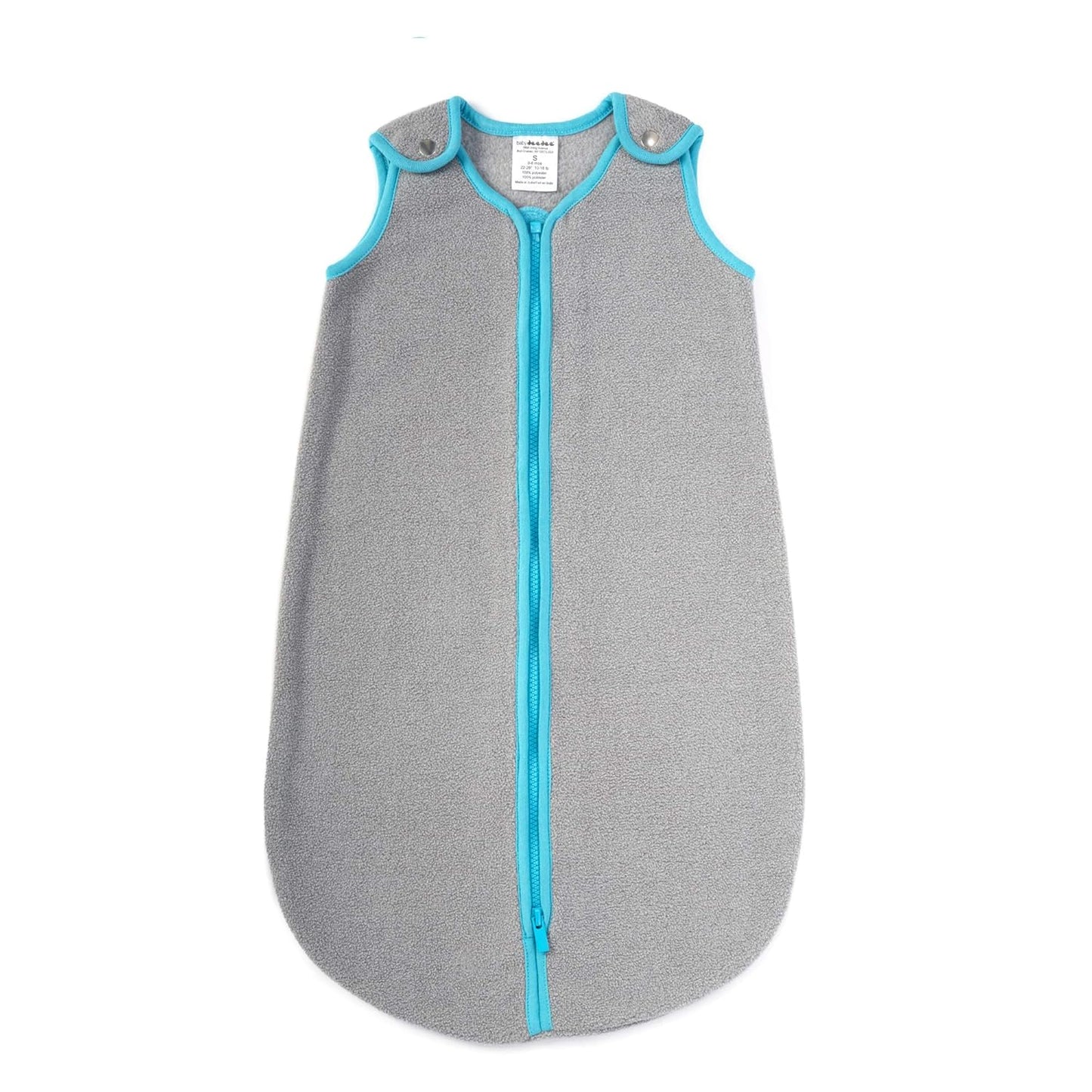 baby deedee Sleep Nest Fleece Baby Sleeping Bag, Gray, 6-18 Month