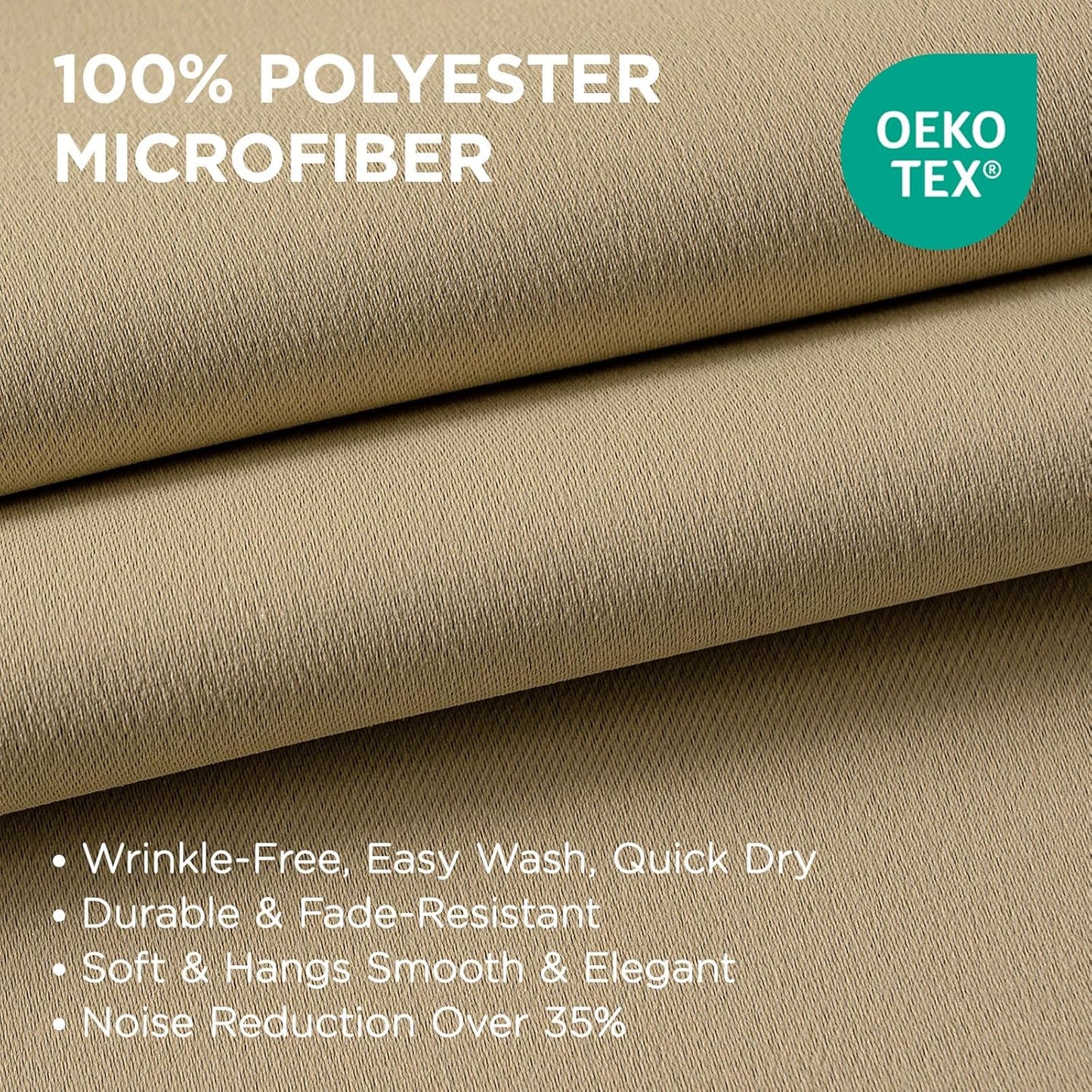 Joydeco Blackout Curtains 120 Inch Length 2 Panels Set, Thermal Insulated Long Curtains& Drapes 2 Burg, Christmas Drapes for Living Room Bedroom Window