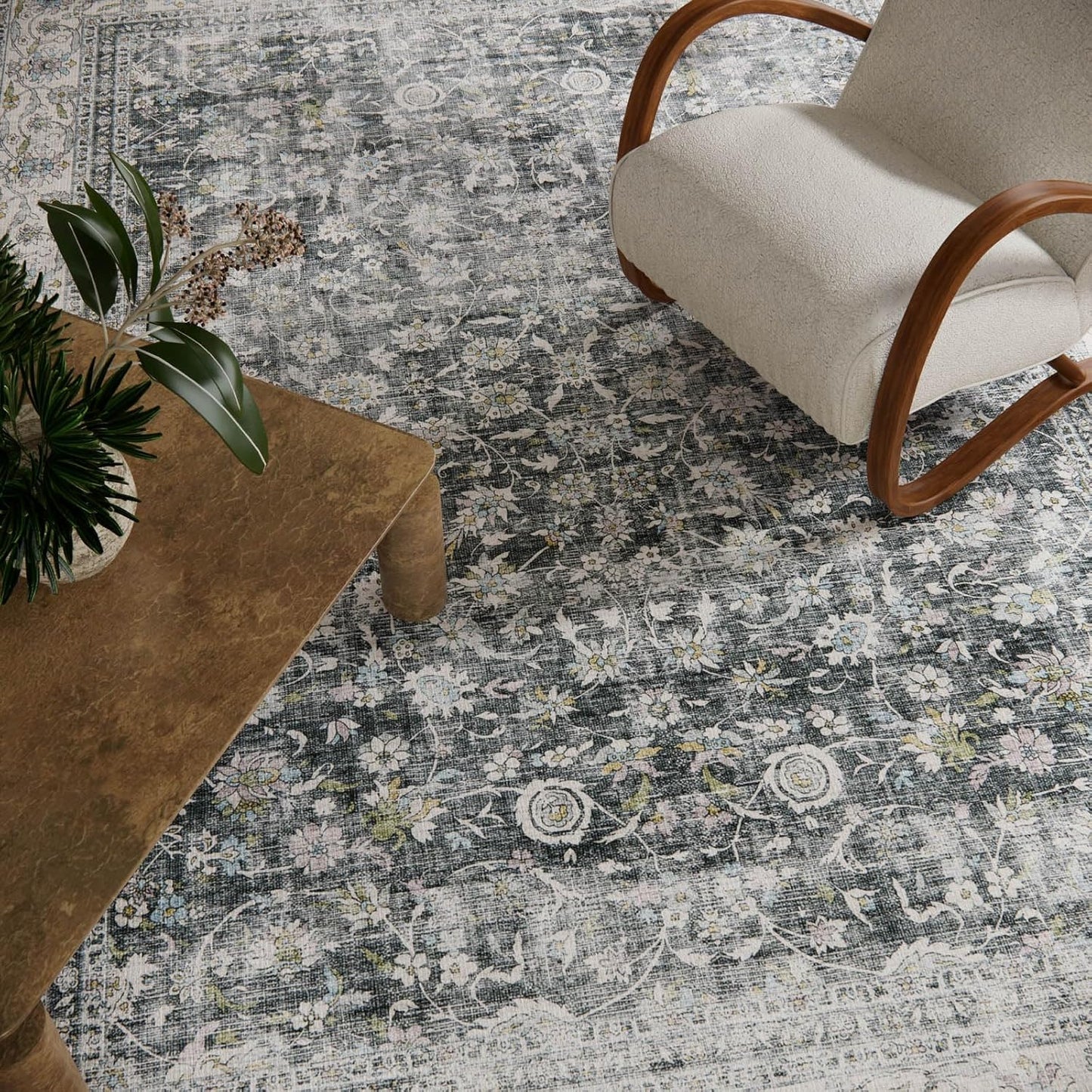 Washable Small Area Rugs for Entryway: Door Mat Indoor Entrance 2x3 Throw Rug Stain Resistant Non-Slip Low Pile Soft Carpets for Kitchen Front Door Indoor Entrance Entry Bedroom