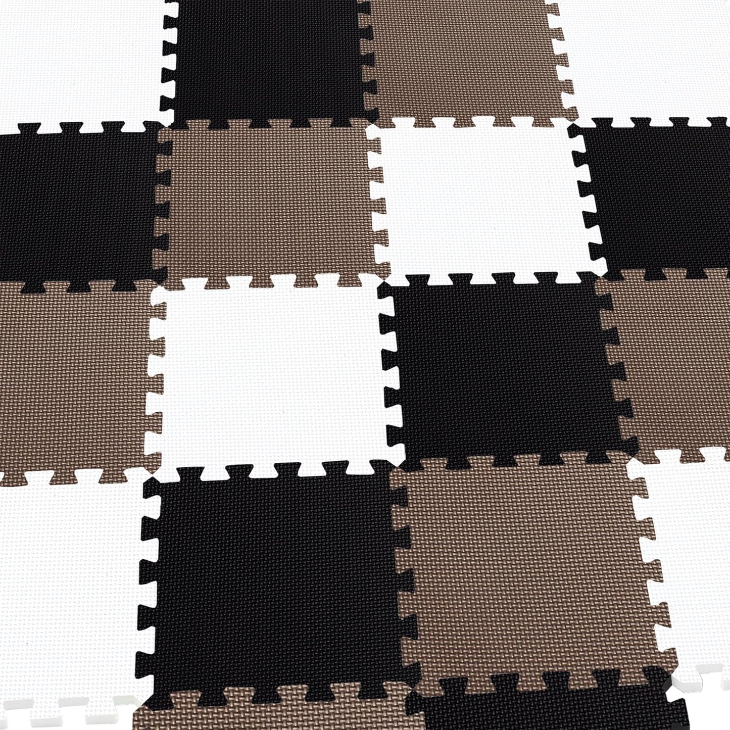 MQIAOHAM® 25 Pieces Puzzle Play Mats, Soft Baby Play Mat, Kids Interlocking Foam Floor Tiles, Toddlers Carpet Playmats G301025-101104106