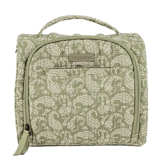 JuJuBe x Sazan Hendrix - New Insulated Bottle Bag, Breastmilk Storage Bag for Baby Bottles, Travel Waterproof Insulated Lunch or Cooler Bag for Nursing, Milk, Snacks, Paisley Floral, Mother's Day Gift