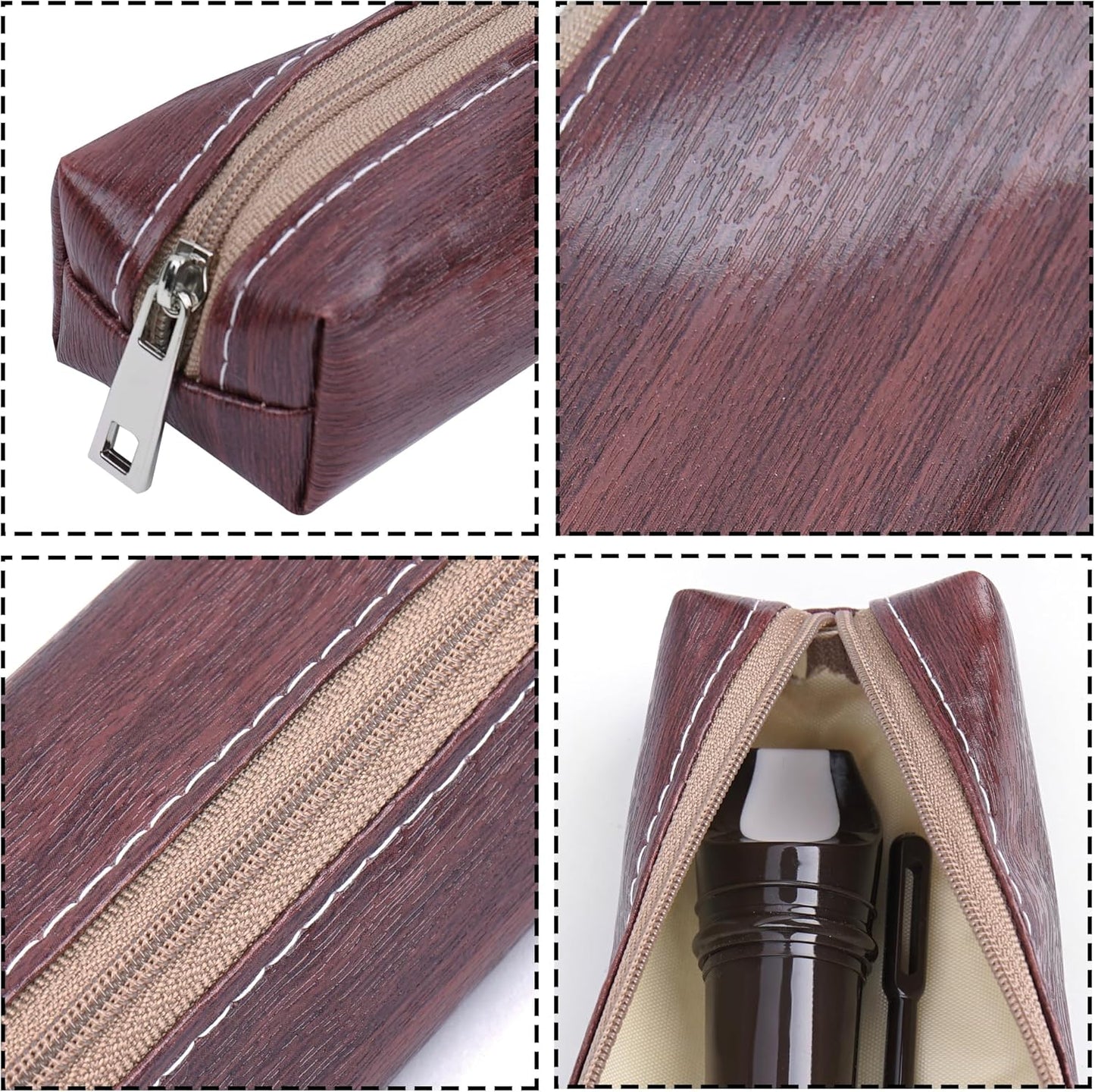 LIZIMANDU Recorder Instrument for BeginnerAdults,8-Hole Soprano Descant Recorder Music Flute with Cleaning Rod & Case Bag For Home Entertainment(6-Wood Light Brown)