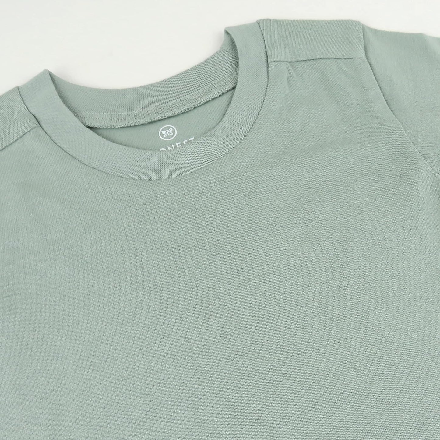 5-Pack Short Sleeve T-Shirts 100% Organic Cotton Baby, Toddler, Little Kid, Boy, Girl, Unisex