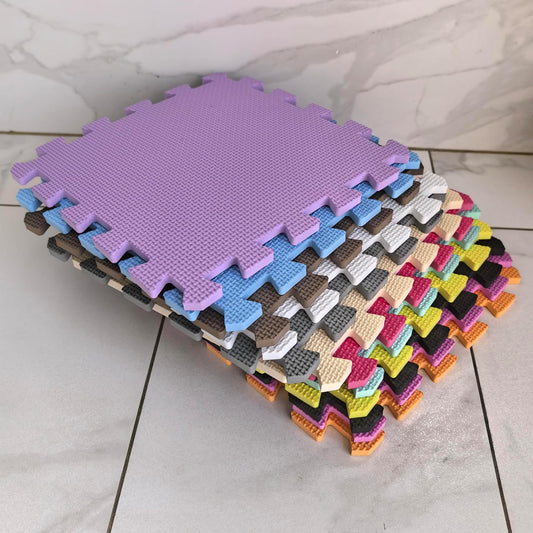 YIMINYUER® 25 Tiles (30cm×30cm×1cm Each Tile) Baby Soft Puzzle Play Mats, Kids Thick EVA Foam Floor, Toddlers & Children's Soft Interlocking Mat