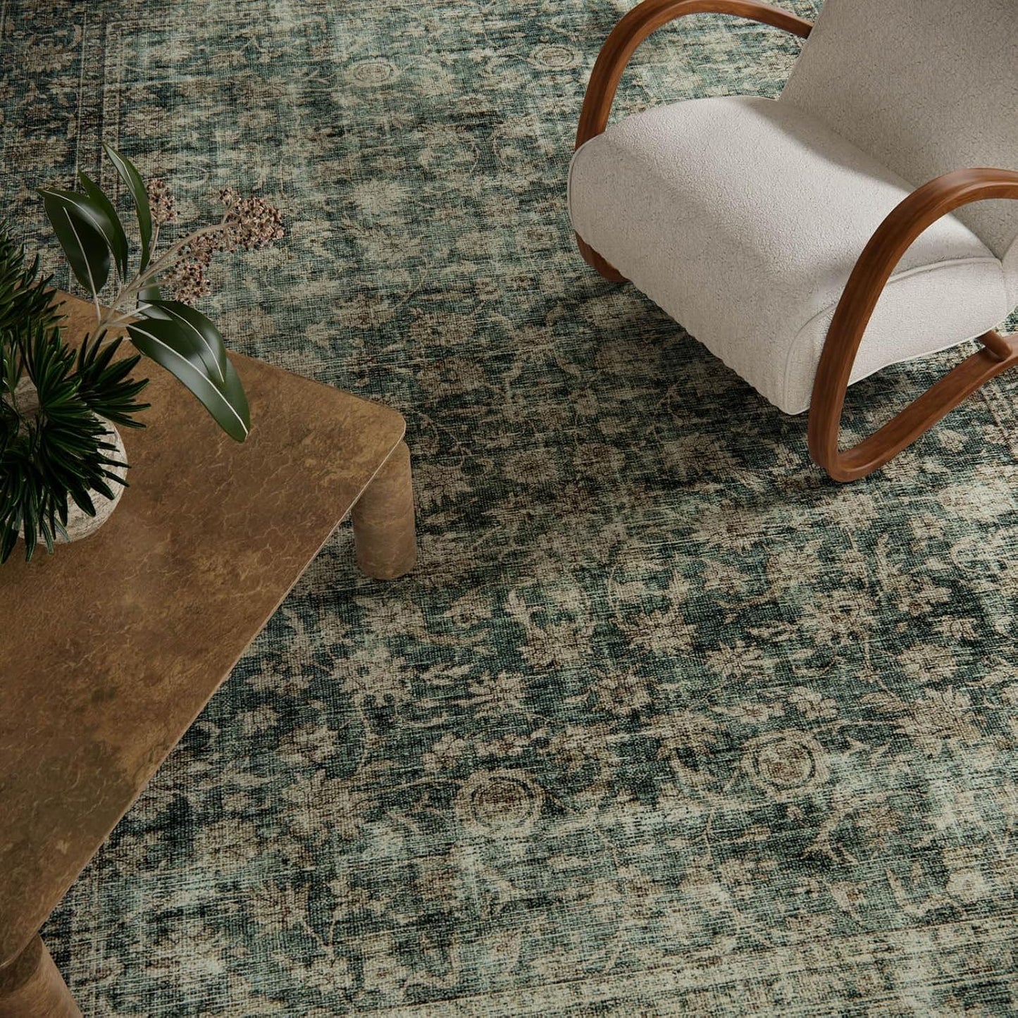 Machine Washable Rug Runners for Hallways: 2'6"x8' Kitchen Rugs Stain Resistant Non Slip Low Pile Soft Boho Carpet Runners for Hallways Bedroom Entryway Indoor Beside Bathroom Laundry Room