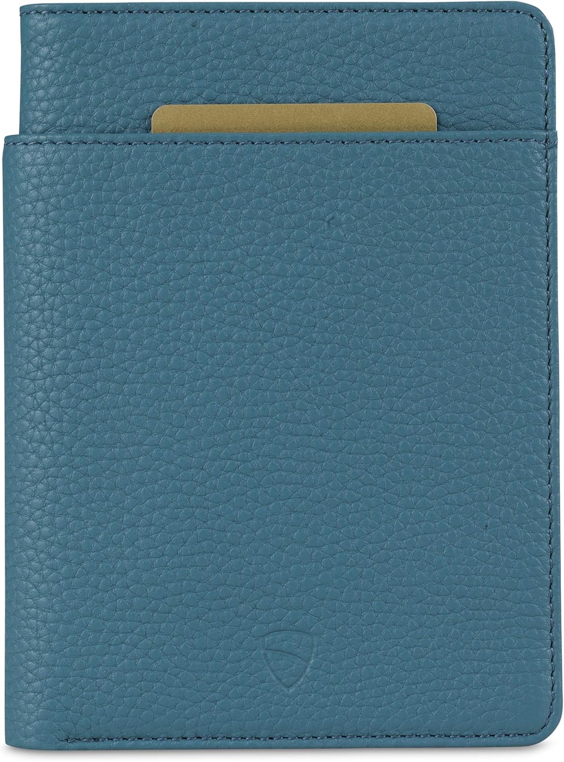 Vaultskin Leather Passport Holder, Slim RFID Blocking Travel Wallet for Men and Women, Fits Passport, Credit Cards, ID, Cash, Passport Cover Ideal Travel Accessories with Gift Box (Kensington)
