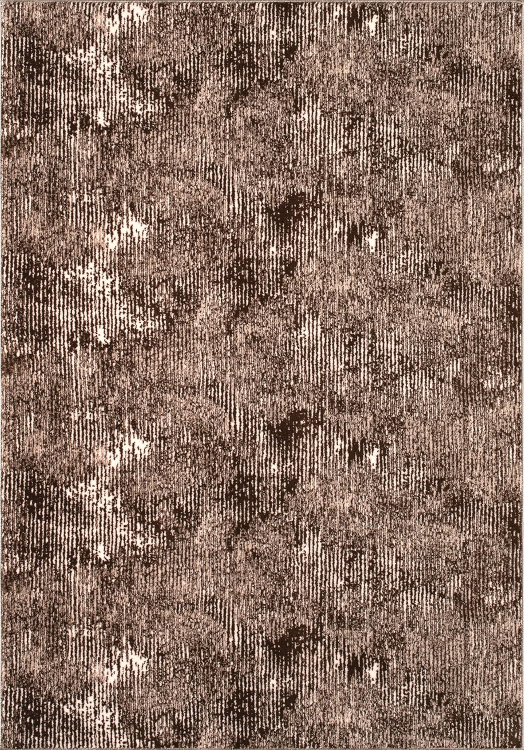 Non-Slip Washable 5x7 Area Rugs for Living Room Bedroom, Ultra Soft Bedside Rug, Indoor Floor Carpet for Kids Girls and Boys, Dorms, Nursery Rooms, Non-Skid Area Rug, Abstract Brown Beige, 5' x 7'
