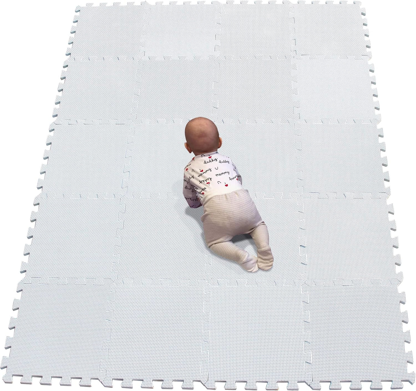 YIMINYUER® 20 Tiles (30cm×30cm×1cm Each Tile) Baby Soft Puzzle Play Mats, Kids Thick EVA Foam Floor, Toddlers & Children's Soft Interlocking Mat R01G301020
