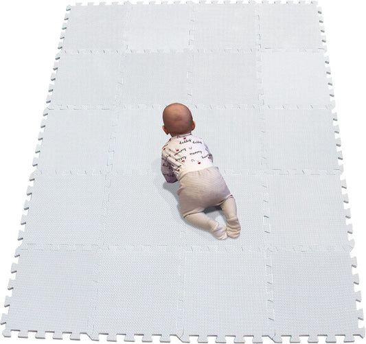 YIMINYUER® 20 Tiles (30cm×30cm×1cm Each Tile) Baby Soft Puzzle Play Mats, Kids Thick EVA Foam Floor, Toddlers & Children's Soft Interlocking Mat R01G301020